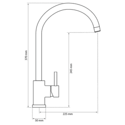 Imp Kichen Tap Pro Black *