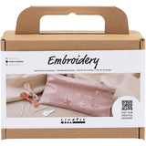 Creativ company https: www.cchobby.nl mini-hobbyset-borduurwerk-clutch-tas-dusty-rose-1-doos