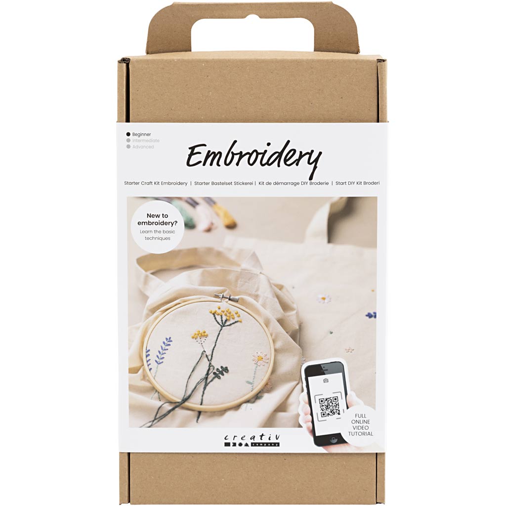 Creativ company http: www.cchobby.nl starter-hobbyset-borduurwerk-bloemen-1-doos