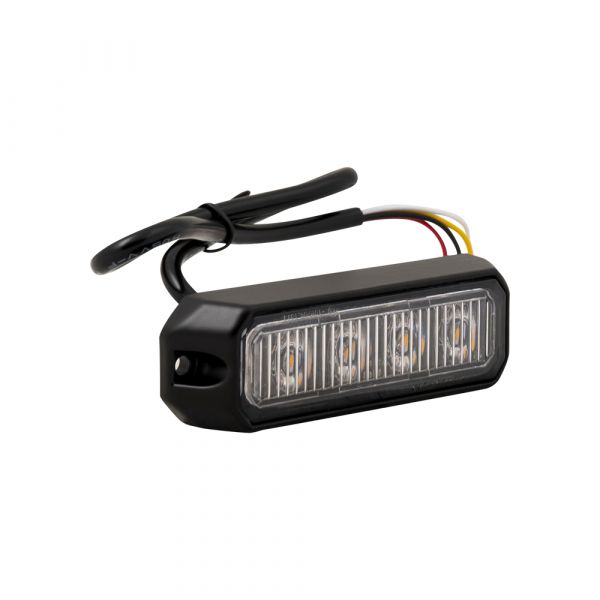 Flash lampe førte 10-30 volt 4 LED