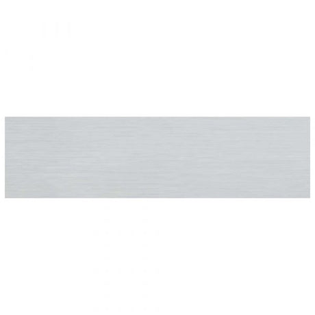 Bord alulook zonder opdruk - 165x44 mm zelfklevend.