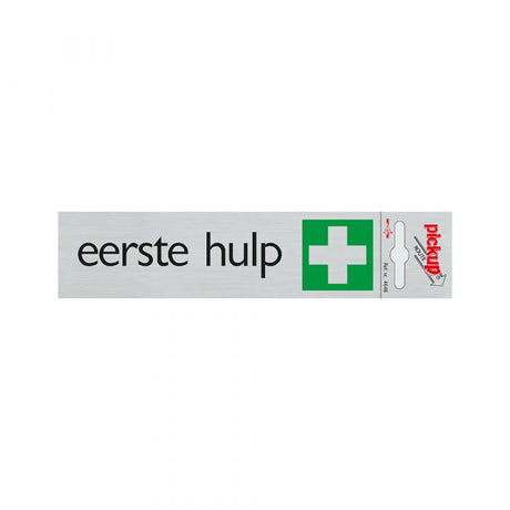 Bord alulook eerste hulp - 165x44 mm zelfklevend.