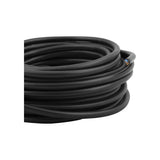 Huishoudsnoer 2x0.75 zwart 10 meter.