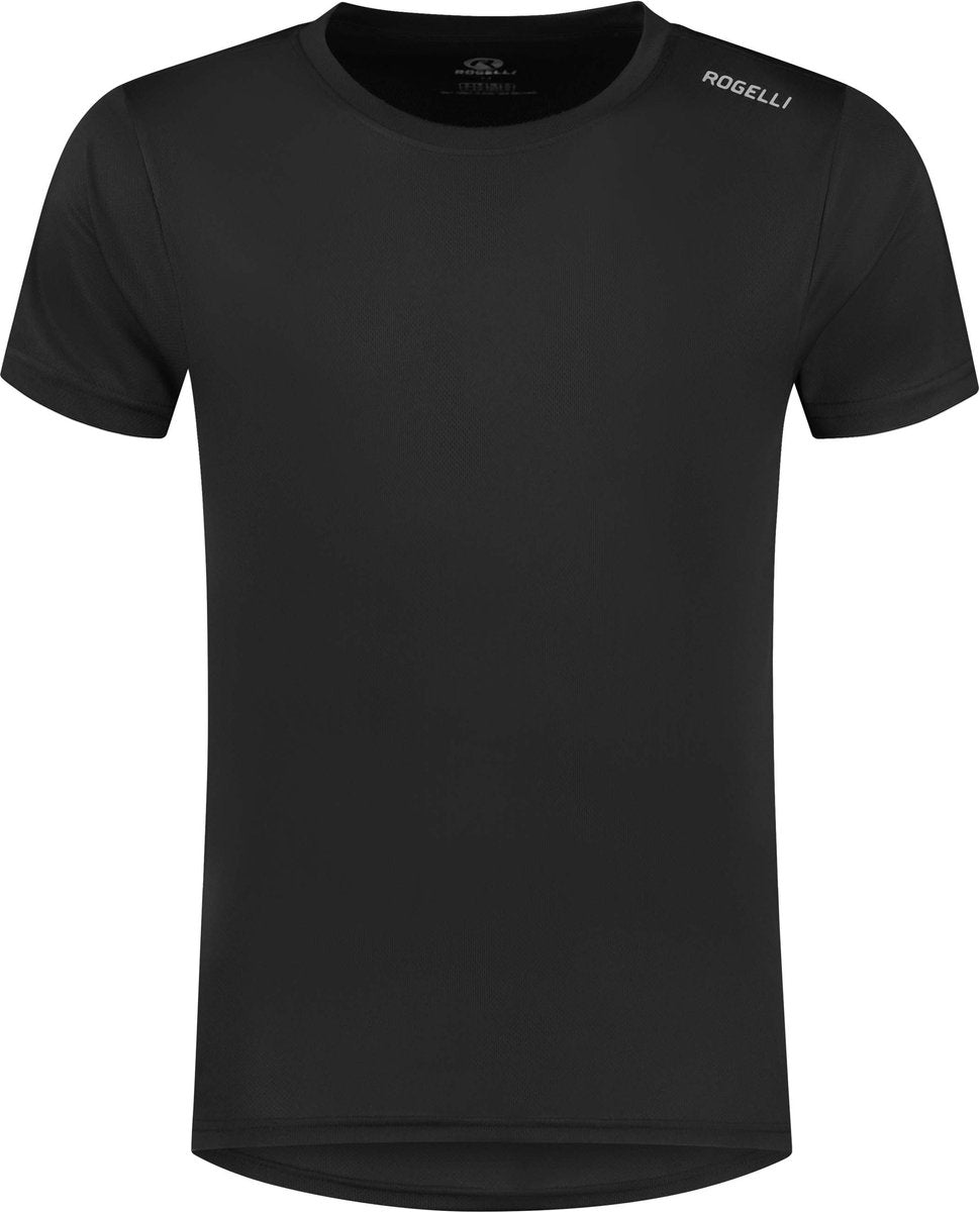Rogelli promo hardloopshirt heren - korte mouwen - zwart - xs