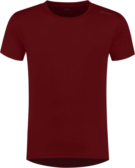 Rogelli promo heren hardloopshirt - korte mouw - bordeaux