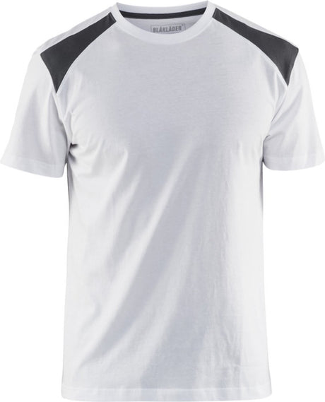 Blåkläder blaklader t-shirt bi-colour 3379-1042 - wit donkergrijs - l