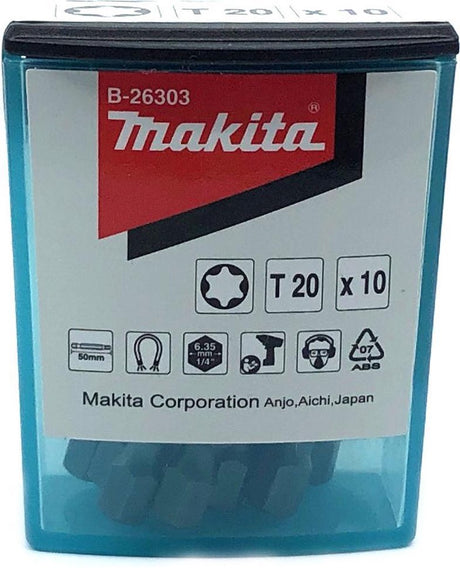 Makita t20x50mm schroefbit - b-26303