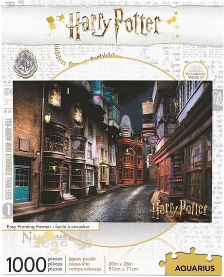 Aquarius harry potter - diagon alley (1000 pieces) puzzel - multicolours
