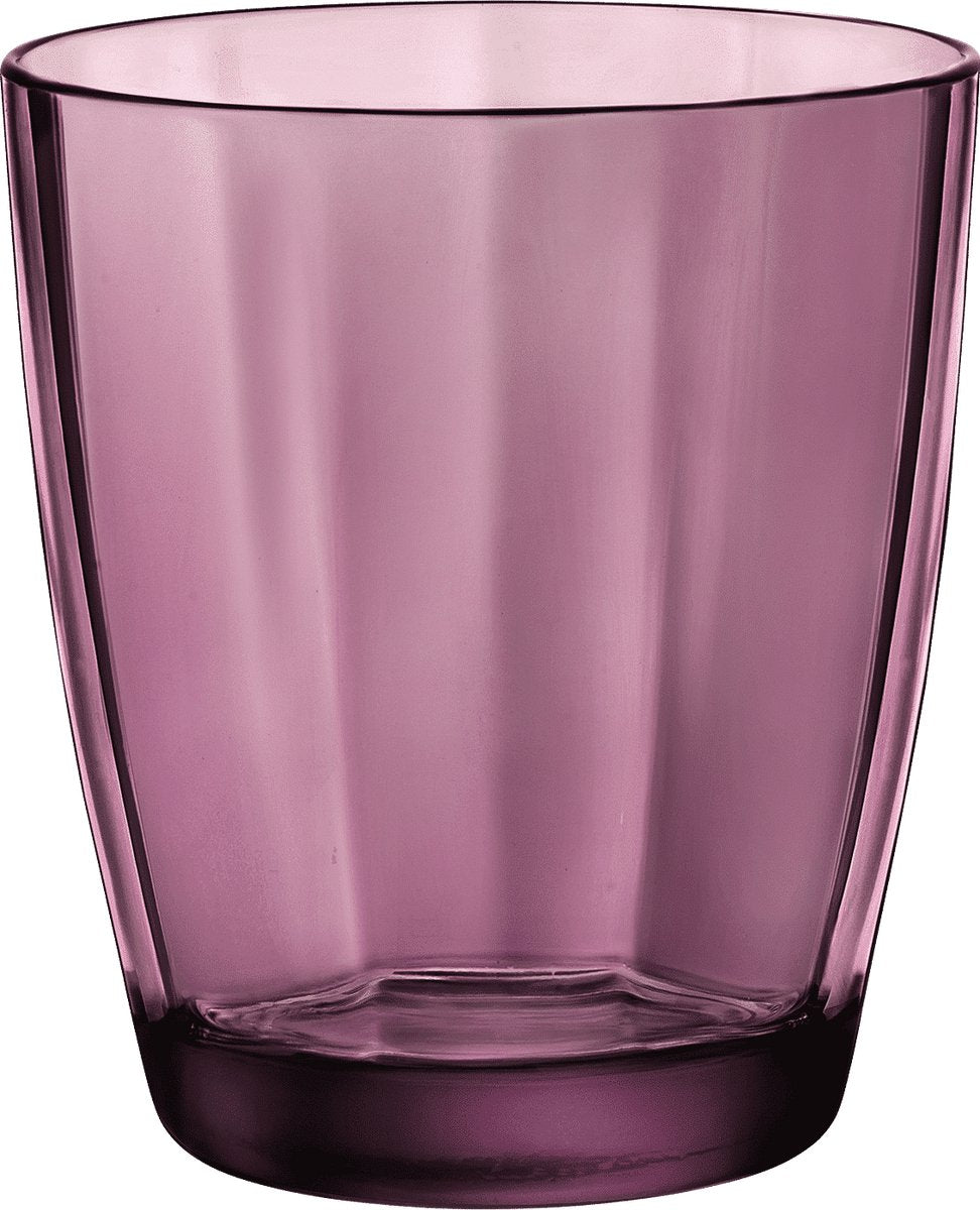 Bormioli rocco pulsar tumbler 30 cl paars - 6 stuks
