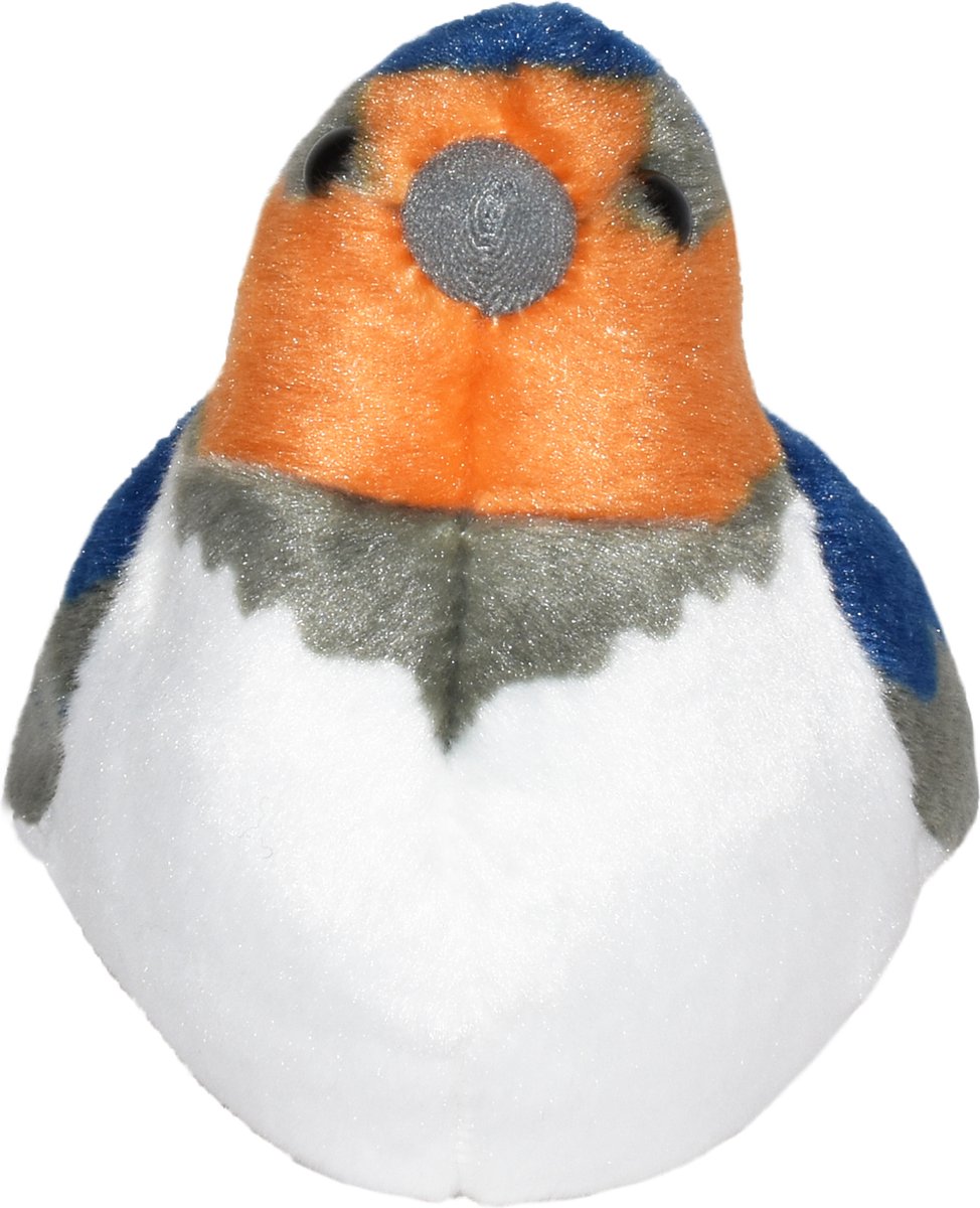 Wild republic - knuffel - boeren zwaluw - knuffel met geluid - 15 cm