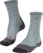 Falke tk2 melange anti-blaar dik wol functioneel materiaal wandelsokken dames blauw - maat 41-42 41 42