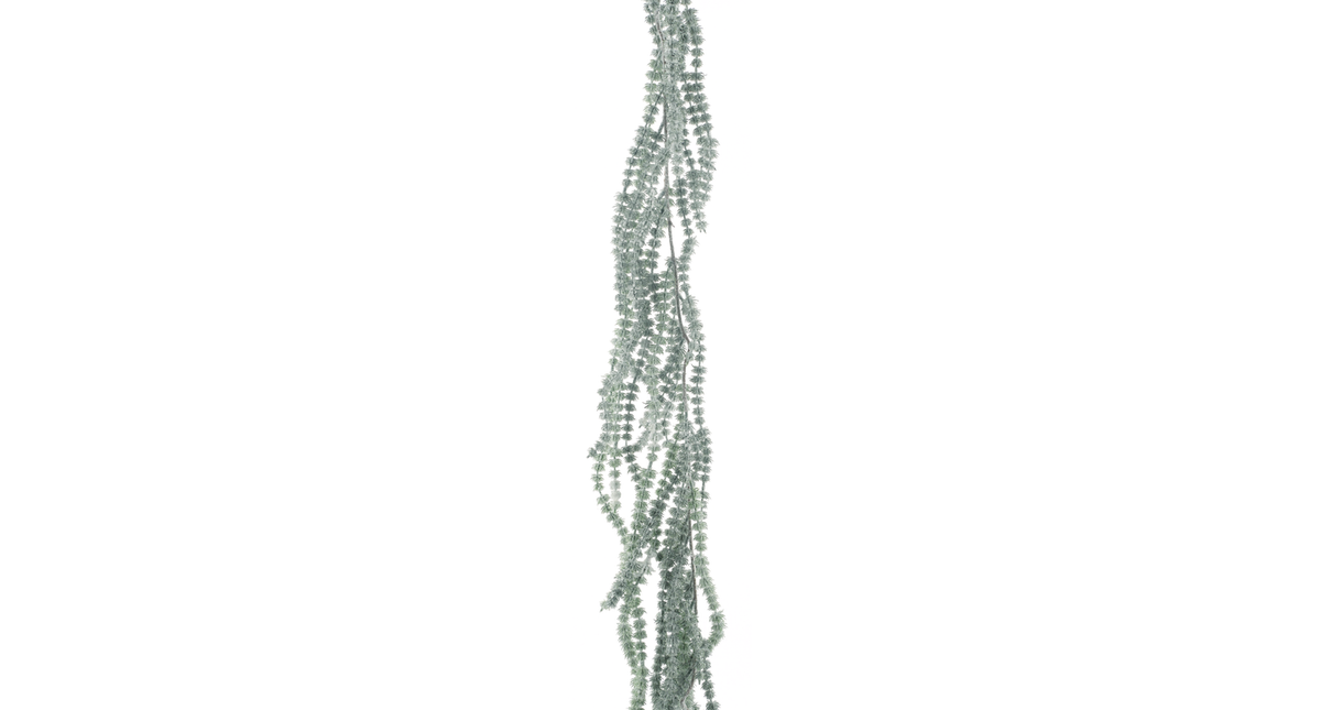 Long pine garland snow 175cm