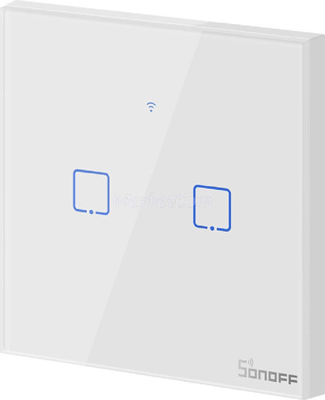 Sonoff smart switch wifi t0 eu tx (2-kanaals)