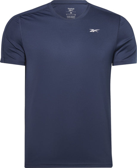 Reebok ss tech tee heren sportshirt - navy - maat m