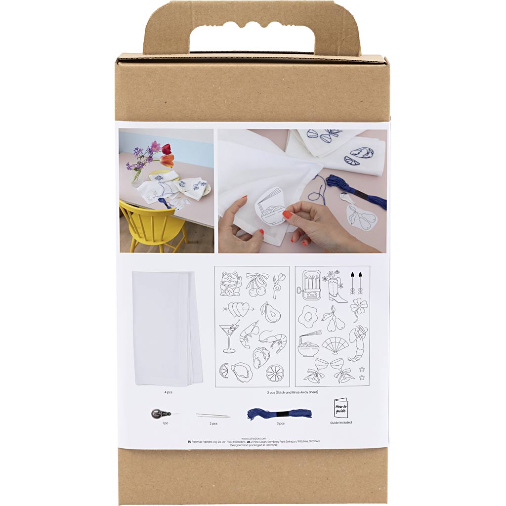 Creativ company http: www.cchobby.nl hobbyset-borduurwerk-servetten-off-white-1-doos