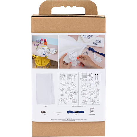Creativ company http: www.cchobby.nl hobbyset-borduurwerk-servetten-off-white-1-doos