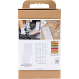 Creativ company http: www.cchobby.nl hobbyset-borduurwerk-sokken-wit-1-doos