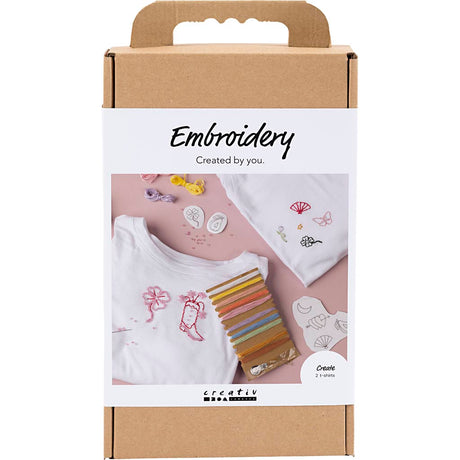 Creativ company http: www.cchobby.nl hobbyset-borduurwerk-t-shirt-wit-1-doos