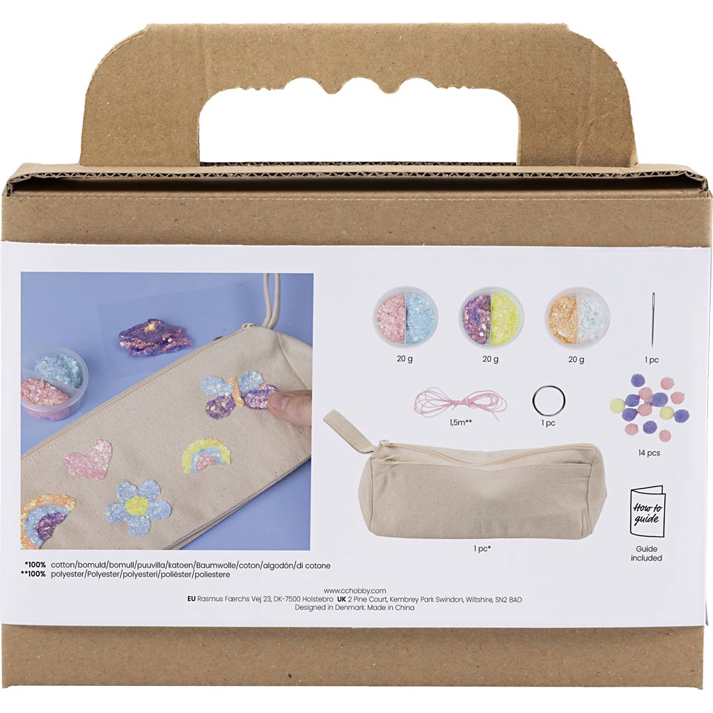 Creativ company http: www.cchobby.nl mini-hobbyset-decoratie-etui-pastelkleuren-1-doos