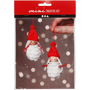 Creativ company creative mini kit kerstelven hangers maken
