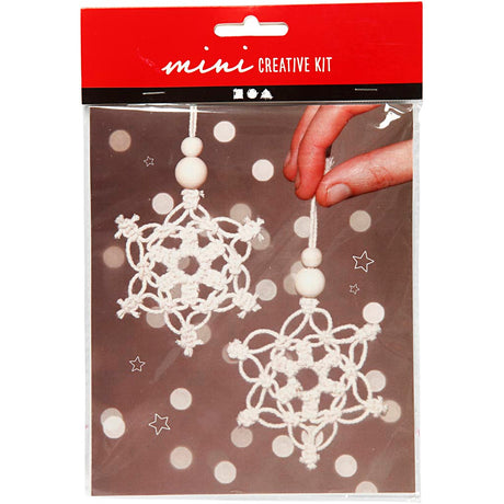 Creativ company https: www.cchobby.nl creative-mini-kit-macrame-sneeuwvlok-h-10-cm-1-doos
