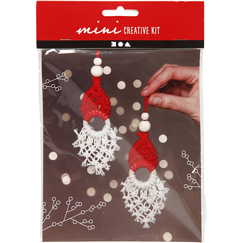 Creativ company mini creative kit hanger kerstkabouter