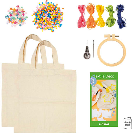 Creativ company http: www.cchobby.nl mijn-knutselstation-textieldecoratie-diverse-kleuren-1-doos