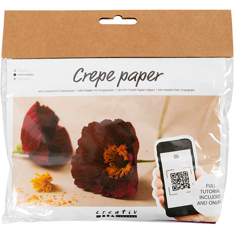 Creativ company https: www.cchobby.nl mini-hobbyset-crepepapier-klaprozen-crepe-verhouding-180-105-gr-1-doos