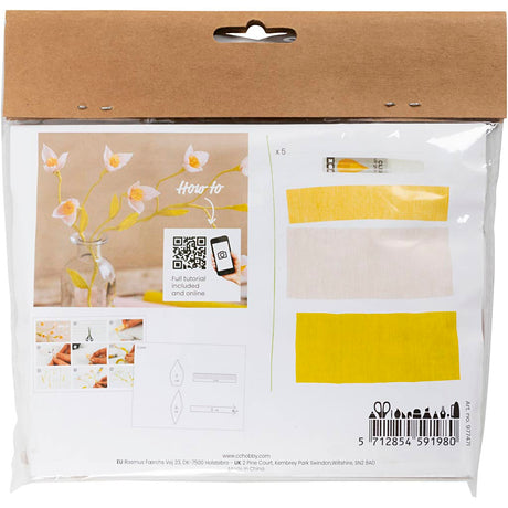 Creativ company http: www.cchobby.nl mini-hobbyset-crepepapier-kersentak-crepe-verhouding-180-1-doos