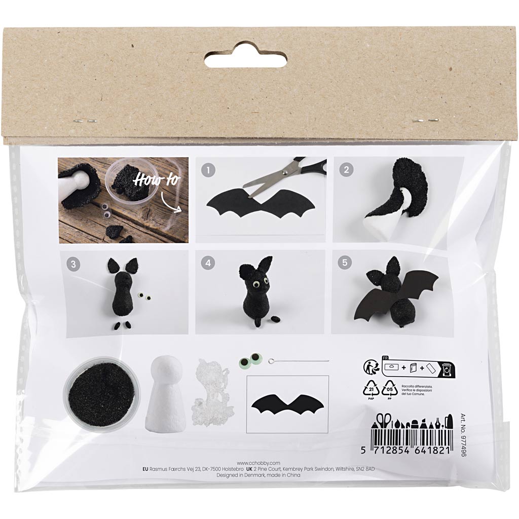 Creativ company https: www.cchobby.nl mini-hobbyset-boetseren-vleermuizen-1-doos