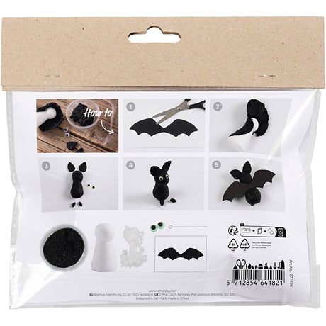 Creativ company cc mini hobbyset boetseren vleermuizen