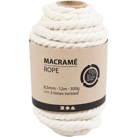 Creativ company https: www.cchobby.nl macrametouw-l-12-m-d-8-5-mm-off-white-300-gr-1-rol