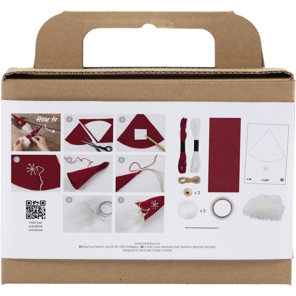 Creative company http: www.cchobby.nl hobbyset-kerstkabouter-1-doos