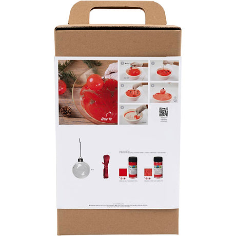 Creativ company http: www.cchobby.nl hobbyset-kerstballen-marmeren-1-doos