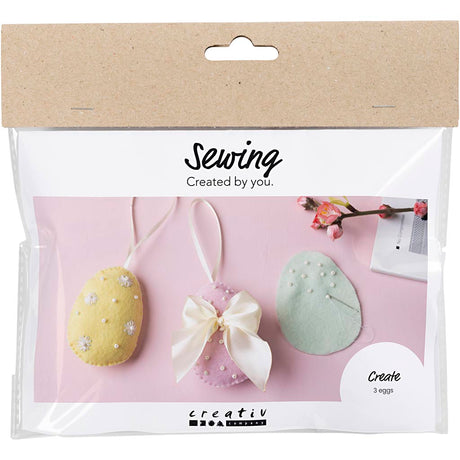 Creativ company http: www.cchobby.nl mini-hobbyset-naaien-paaseieren-pastelkleuren-1-doos