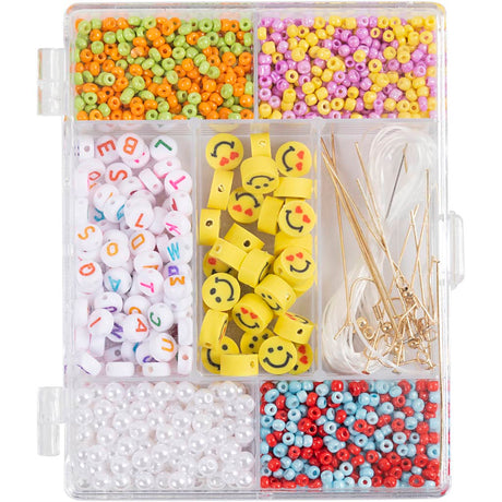 Creativ company http: www.cchobby.nl creatieve-box-sieraden-regenboogmix-ca-1800-stuk-regenboogkleuren-1-doos