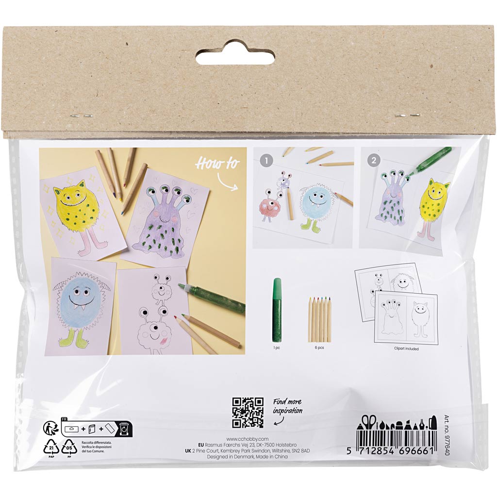 Http: www.cchobby.nl mini-hobbyset-kleuren-monster-diverse-kleuren-1-doos