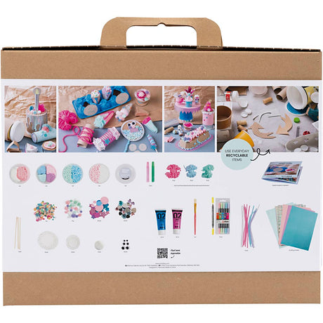 Creative company http: www.cchobby.nl maxi-creatieve-box-lekkere-taarten-taart-en-zoetigheid-diverse-kleuren-1-doos