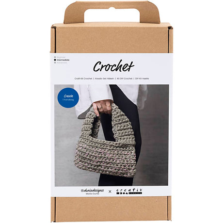 Creativ company http: www.cchobby.nl hobbyset-haken-stoere-tas-olijfgroen-1-doos