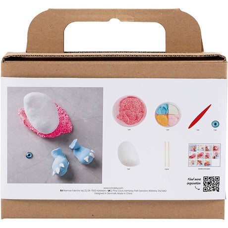Creativ company https: www.cchobby.nl mini-hobbyset-boetseren-monster-freddy-neon-roze-1-doos