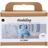 Creativ company http: www.cchobby.nl mini-hobbyset-boetseren-monster-bobby-lichtblauw-1-doos