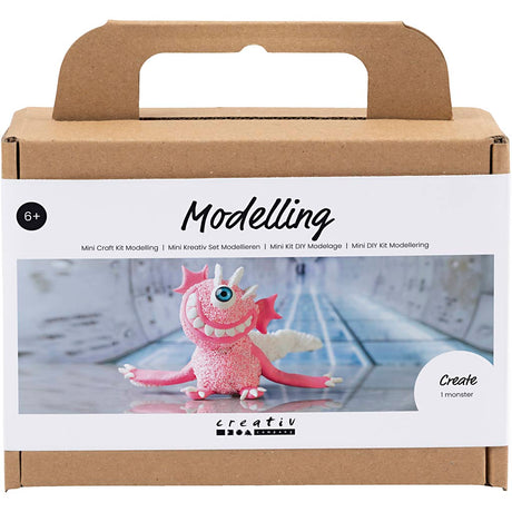Creativ company http: www.cchobby.nl mini-hobbyset-boetseren-monster-sally-lichtroze-1-doos