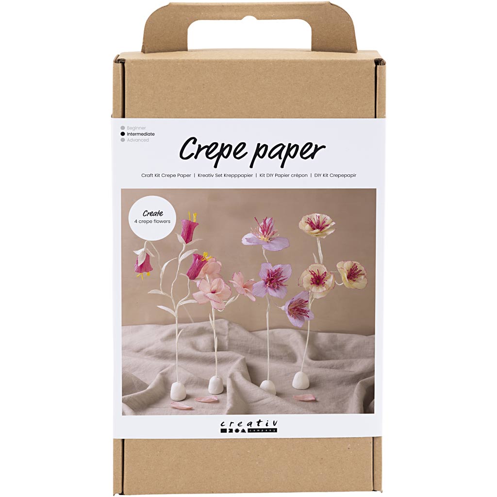 Creativ company http: www.cchobby.nl hobbyset-crepepapier-bloem-pastelkleuren-1-doos