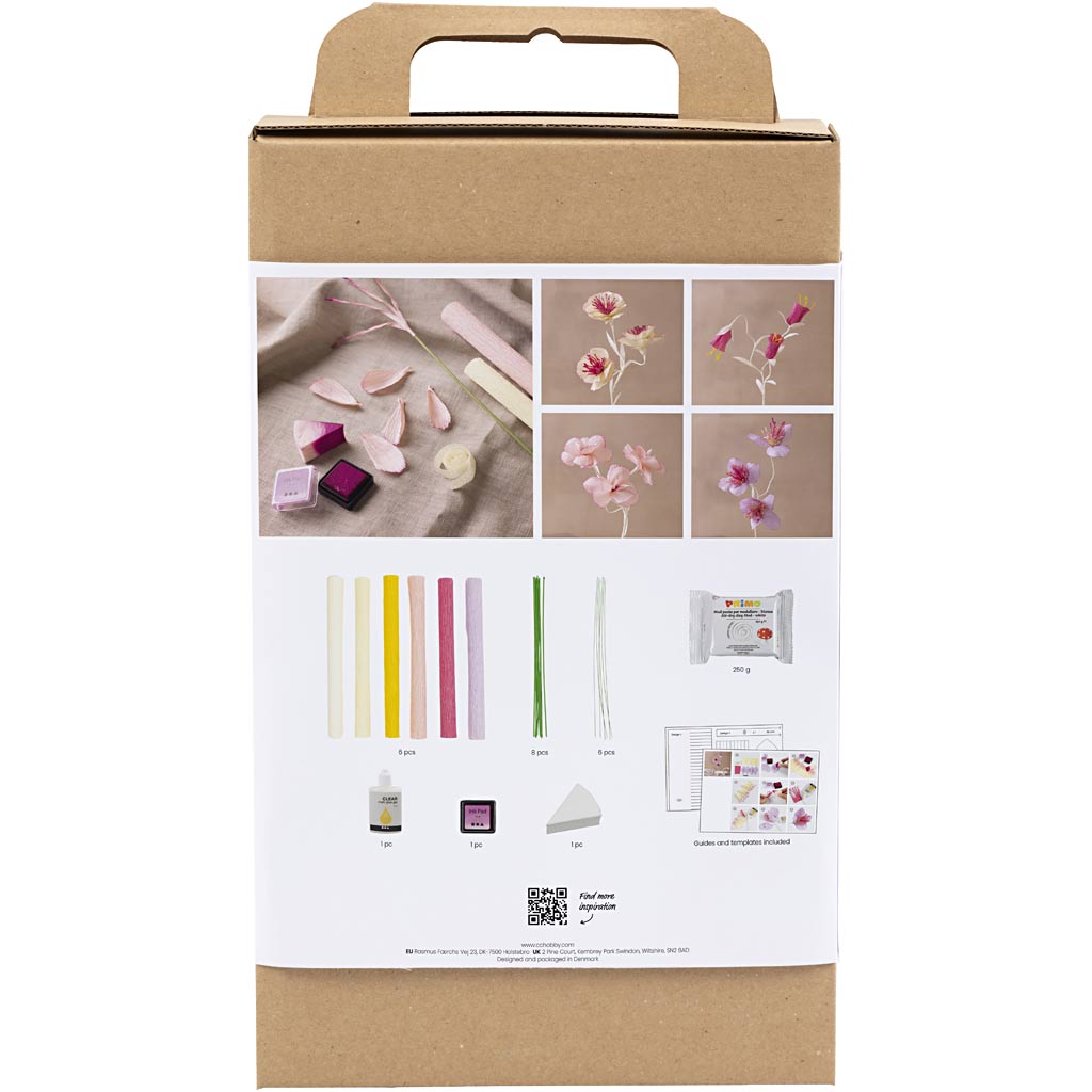 Creativ company http: www.cchobby.nl hobbyset-crepepapier-bloem-pastelkleuren-1-doos