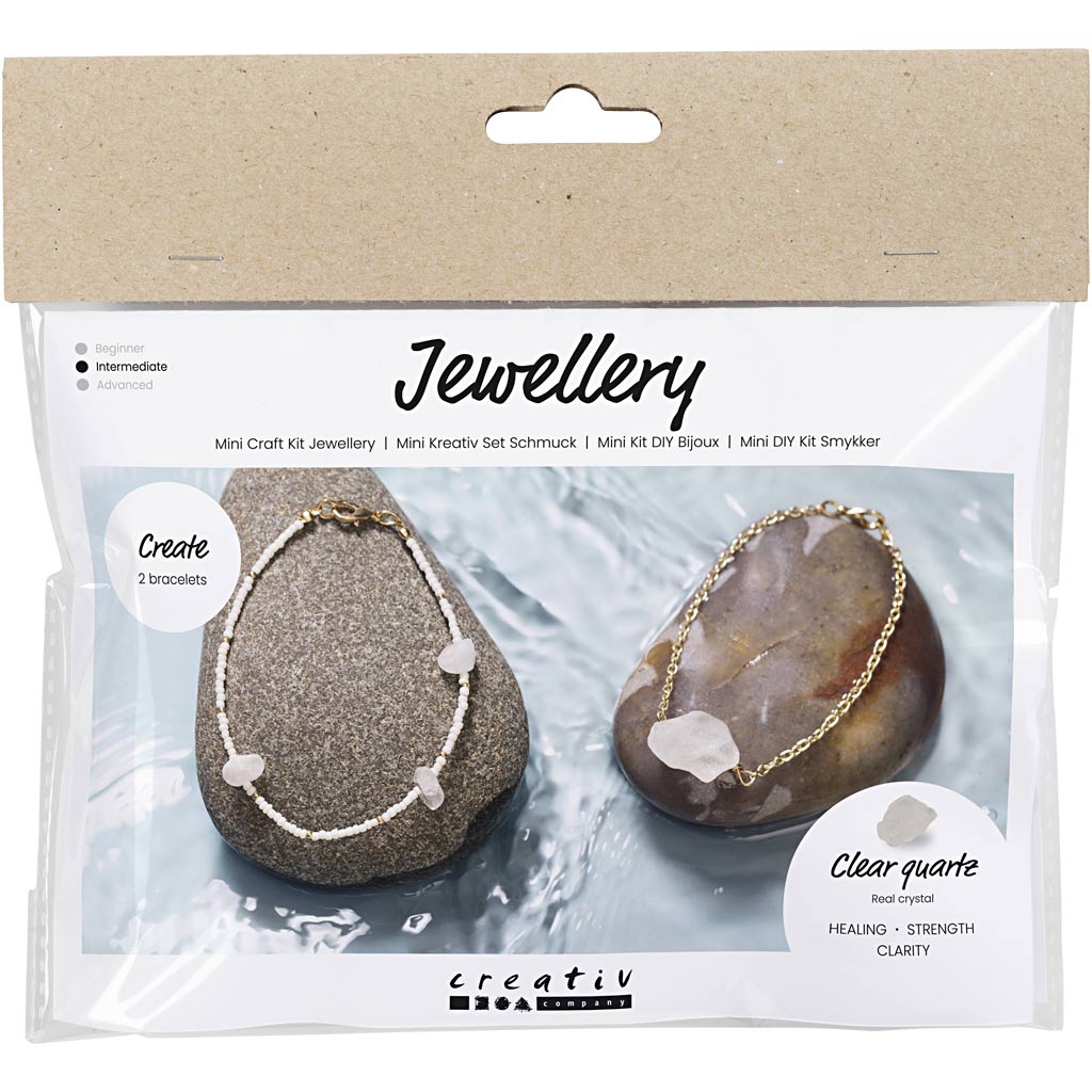 Creative company http: www.cchobby.nl mini-hobbyset-sieraden-armband-met-bergkristal-1-doos