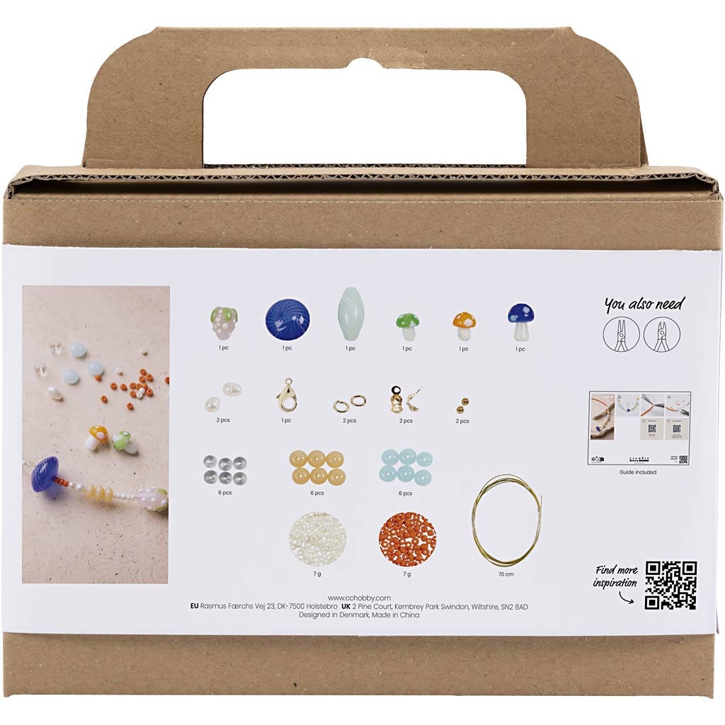 Creative company http: www.cchobby.nl mini-hobbyset-sieraden-stoere-halsketting-kleurrijk-1-doos