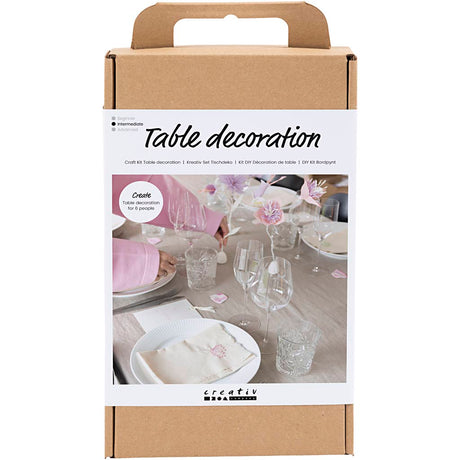 Creativ company hobbyset tafeldecoratie pastelkleuren