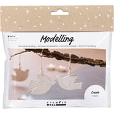 Creativ company http: www.cchobby.nl mini-hobbyset-boetseren-duiven-off-white-1-doos