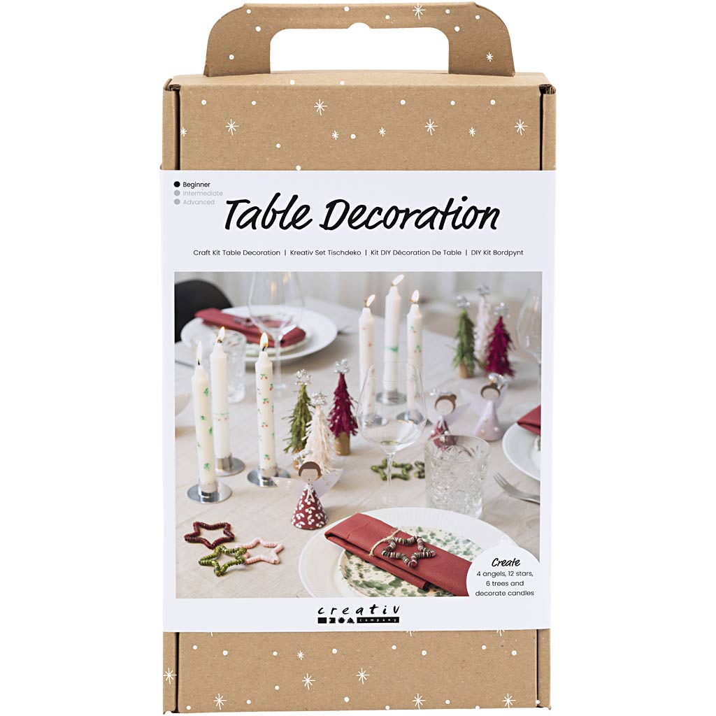 Creativ company http: www.cchobby.nl hobbyset-tafeldecoratie-engelen-kerstbomen-sterren-diverse-kleuren-1-doos