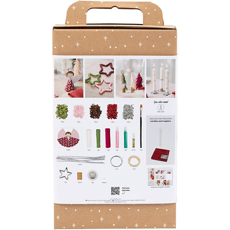 Creativ company http: www.cchobby.nl hobbyset-tafeldecoratie-engelen-kerstbomen-sterren-diverse-kleuren-1-doos